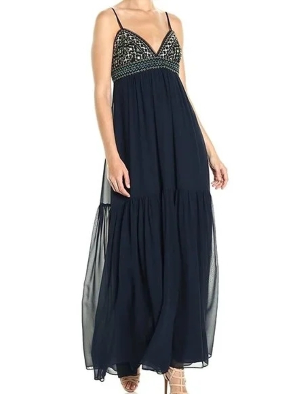 BCBGMax Azria Women's Sabrinna 
Bustier Top Full Woven Dress